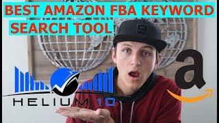 Most ACCURATE and POWERFUL Amazon FBA Keyword Search Tool Ever - HELIUM 10 Tutorial