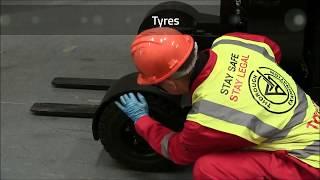 Thorough Examination Inspection on a Reach Truck