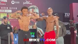 ROBERT MERRIWEATHER III FACEOFF against ERIC HOWARD AT THE SCALE FOR TOMORROW NIGHT