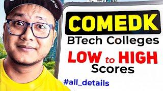 Top COMEDK College List 2025  Low to High Scores Covered!