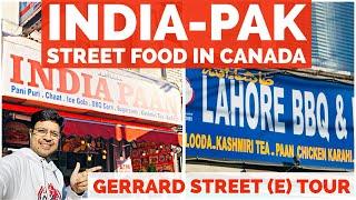 Indian Street Food in Toronto Canada | Gerrard Street Toronto | Canada Vlog