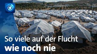 UNHCR legt Zahlen vor: So viele Geflüchtete wie noch nie