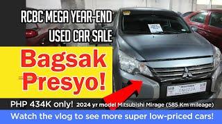 Big discount and very low price used cars for sale at the RCBC Mega Year-end Used Car Sale