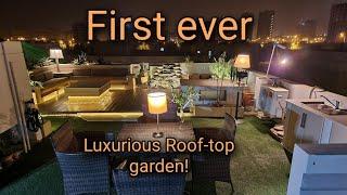 First ever luxurious Roof-top garden in Bahria Town Karachi, Pakistan!