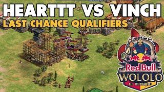 Hearttt vs Vinchester | RedBull Wololo Last Chance Qualifiers (Best of 7)