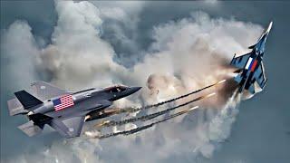 13 Minutes ago! America's First F-35 Pilot Shoots Down Russia's Most Famous Fighter Jet in Moscow