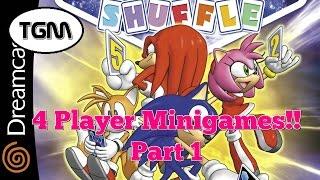 Sonic Shuffle - 4 Player Mini-games Part 1