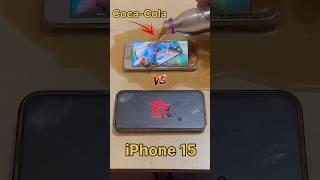 Coca-Cola  Mobile vs iPhone 15 PRO MAX - COCA COLA GAMING TEST  #freefire #shorts #cocacola