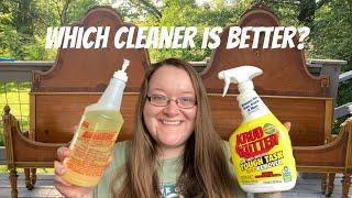 How to Clean Furniture Before Painting or Refinishing | Krud Kutter Vs. Awesome Cleaner