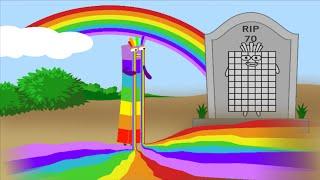 [ANIMATION STORY] Numberblocks 7 tears flooded Numberblocks 70 cemetery - Numberblocks fanmade