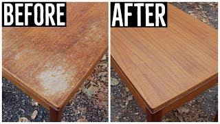 Thrift Store Rescue #13 | Furniture Restoration | Refinishing A Thrift Store Norwegian Teak Table