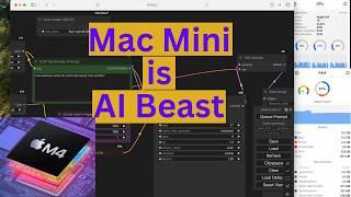 New Mac Mini M4 running SD1.5, FLUX, and Ollama (Qwen-coder 2.5 14B model)