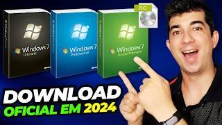 Como BAIXAR o Windows 7 ORIGINAL [Todas as Versões] 2024