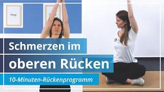 Rückenschmerzen im oberen Rücken – Entspanne mit diesen Dehnübungen in 10 Minuten