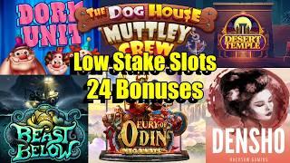 24 Bonuses, Bonus Compilation & Bonus Buys, Dog House Muttley Crew, Desert Temple & Much More