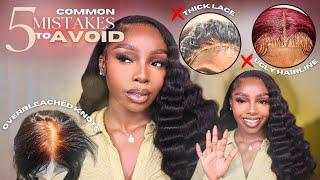 5 MOST COMMON MISTAKES you’re making with your frontal wig installs | ft Asteria Hair