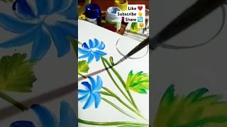 Flower painting #art #painting #flowers #shorts #song #pop #diy #kids #drawing #tutorial #viralvideo