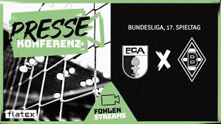  PK nach dem Spiel: FC Augsburg – Borussia | #FCABMG