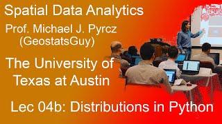 04b Spatial Data Analytics: Distributions in Python