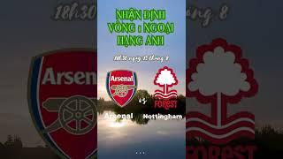 SOI KÈO ARSENAL vs NOTTINGHAM | NHẬN ĐỊNH BÓNG ĐÁ NGOẠI HẠNG ANH 18H30 NGÀY 12/8  #soikèobóngđá