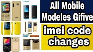 Gifive All Mobiles imei code change All Gifive/Qmobiles/Etachi/Hmobiles/Nokia/China All mobile imei