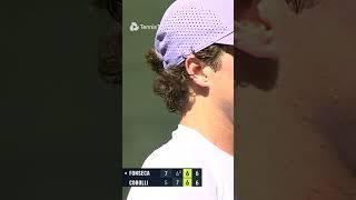 DRAMATIC Joao Fonseca vs Flavio Cobolli Final Set Tiebreak! 