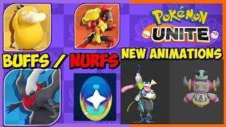 ALL NEW Pokemon Buffs & Animations in Pokemon Unite 