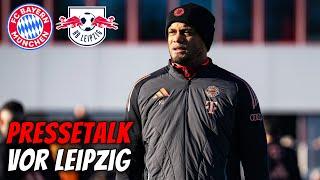 Pressetalk mit Vincent Kompany vor FC Bayern - RB Leipzig | Bundesliga