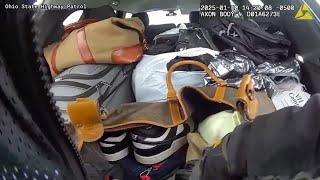 Body camera footage shows Ohio State Trooper stop men accused in Joe Burrow's home theft