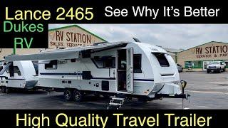 2023 Lance 2465 Luxury Travel Trailer - High Quality - Bedroom Slide - Great for Boondocking