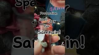 Spell Jar for Samhain! #witchtok #pagan #wicca #witch #witchcraft #samhain #witches #spells #witchy