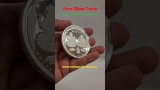 Pure silver Lakshmi Ganesh Coins for Dhanteras and Diwali in Canada & Usa