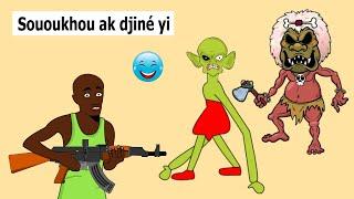 Souloukhou et les djinés(dessin animé en wolof)