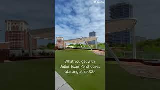 What Features you get with Dallas Texas Highrise Penthouse Luxury Apartments