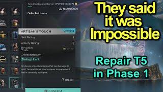 How to repair your T5 Weapon or Gear in phase 1 of server | Once Human