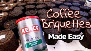 Coffee Briquettes Made Easy