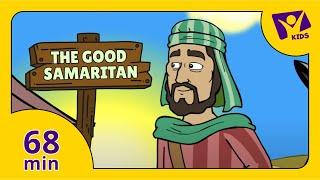 Story about the Good Samaritan (PLUS 15 More Cartoon Bible Stories for Kids)