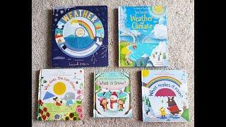 Usborne Weather Books, Climate, Rain, Snow, Sun