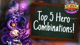 My Top 5 Favorite Hero Combinations in Kingdom Rush Alliance!!!