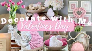 VALENTINES DAY DECORATE WITH ME  VALENTINES DAY DECOR | SIMPLE VALENTINES DAY DECORATING IDEAS