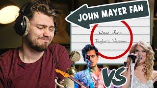 John Mayer Fan Reacts to Taylor Swift's "John Mayer Songs" (Music Producer Reacts)