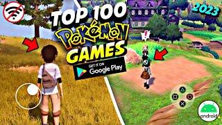 Top 100 Best Offline High Graphic Pokemon Games For Android/Pc In Play Store 2023!