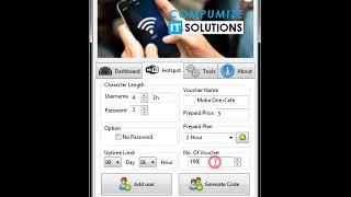 Mikrotik Hotspot Code Generator by Compumize