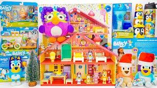 Bluey Toy Collection Unboxing Review  Bluey Celebration Home Playset & Bluey Dance Mode Bubble Mic