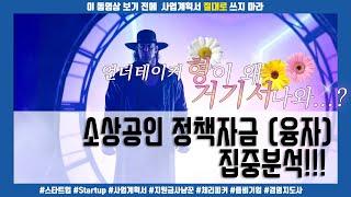 [2020년 정부지원사업 정복]  (3) 2020년 소상공인 정책자금 (융자) 세부분석