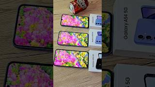 Galaxy A55 vs A15 vs A54