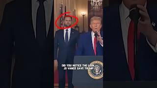 Did you notice the way Vance looked at Trump#shorts #shortvideo #trending #actress #celebrity