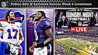 LIVE: Baltimore Ravens vs Buffalo Bills NFL Week 4 Livestream/Play By Play