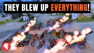 THEY BLEW UP EVERYTHING! (Top 100 Gameplay) - Company of Heroes 3 - US Forces - 4vs4 Multiplayer