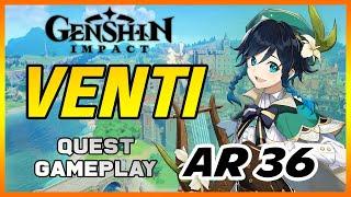 AR 36 Venti Story Quest | Genshin Impact Gameplay